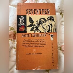 5/15 Seventeen By Booth Tarkington 1959 Vintage jc bantam classic Reading Book